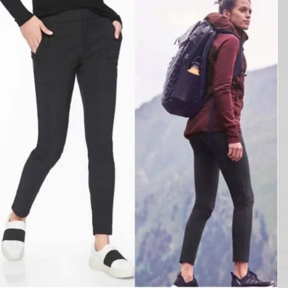 Athleta Pants - Athleta Wander Stash Skinny Nylon Pant Black 8